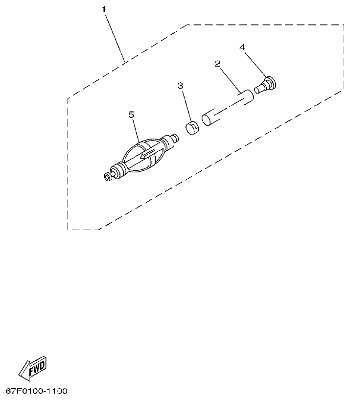 Yamaha A1 FUEL 2 parts diagram